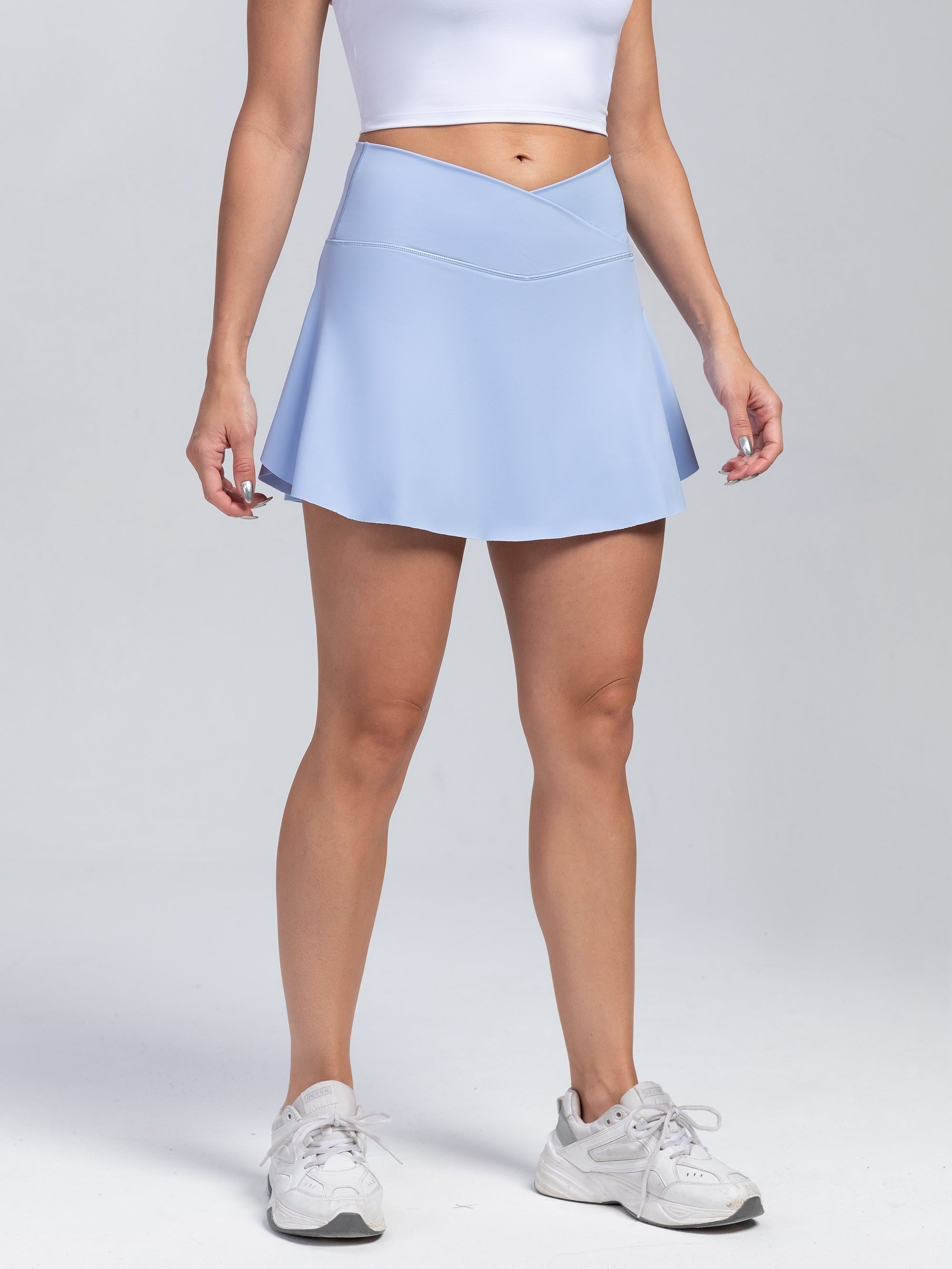 Women's 2-in-1 Skirt Shorts High Waist