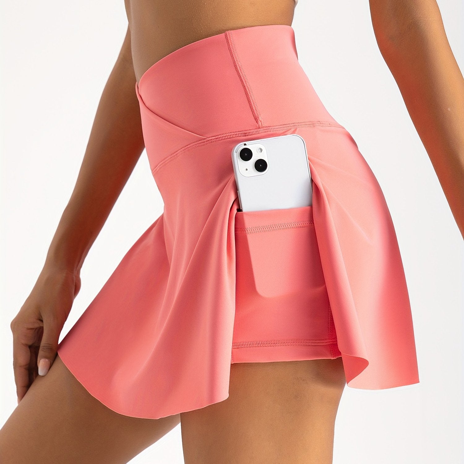Women's 2-in-1 Skirt Shorts High Waist