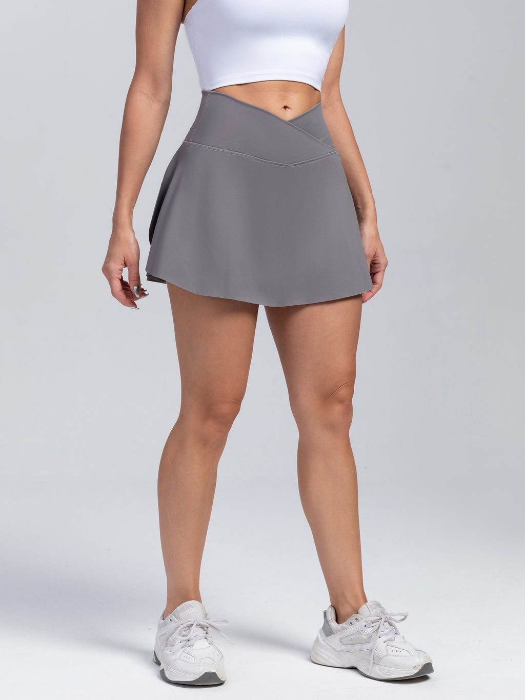 Women's 2-in-1 Skirt Shorts High Waist