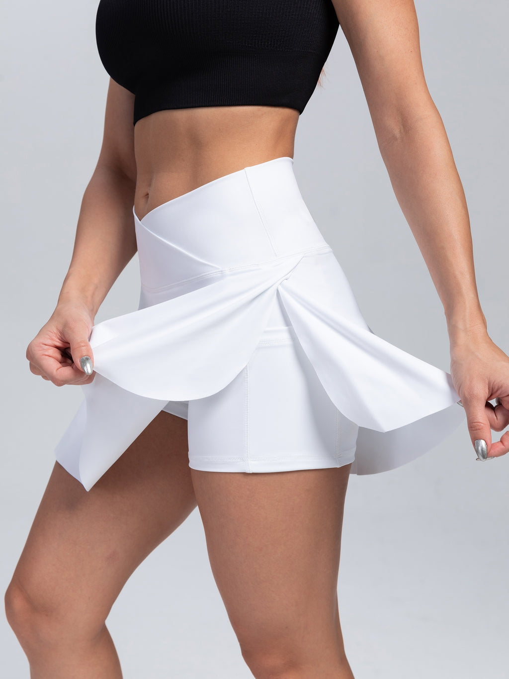 Women's 2-in-1 Skirt Shorts High Waist