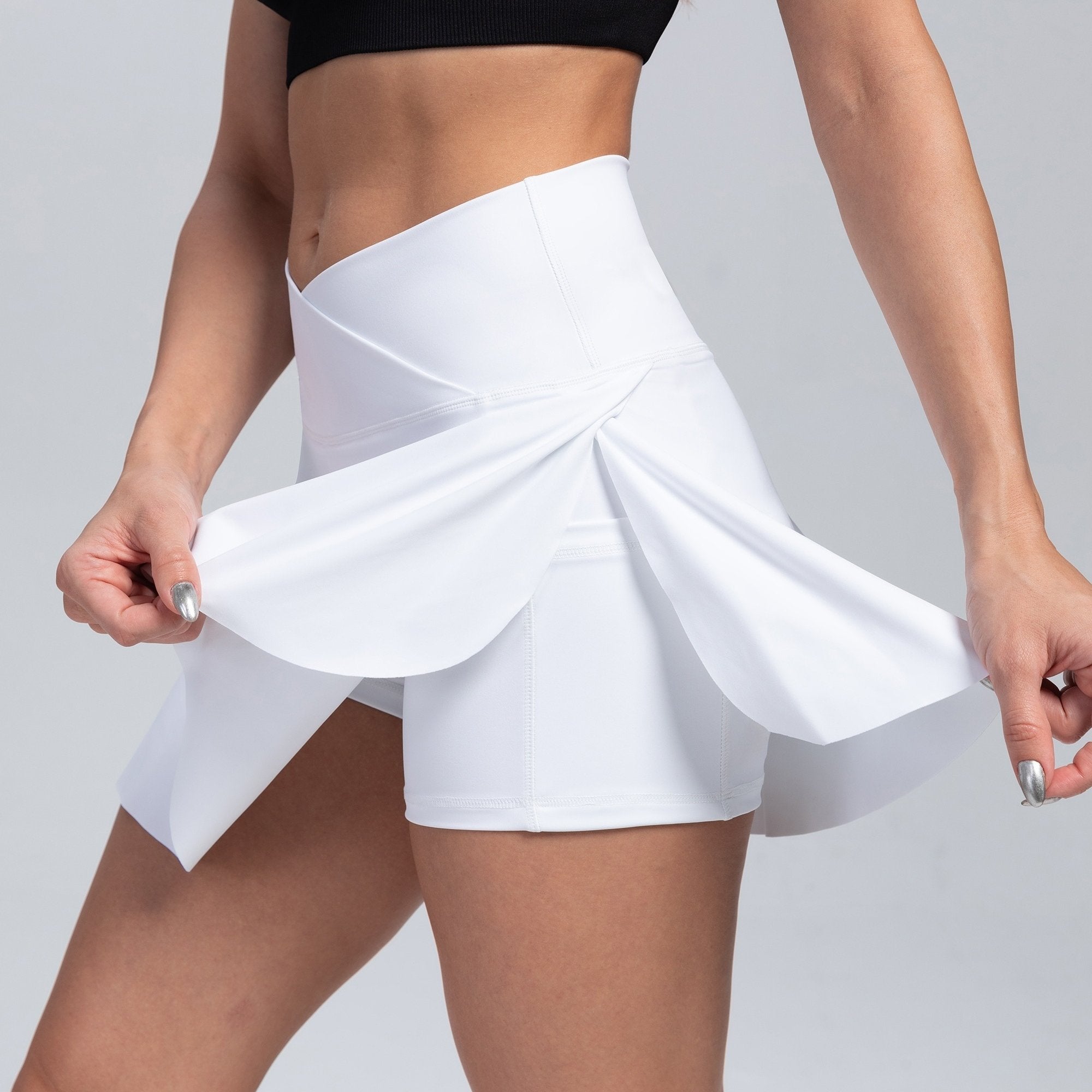 Women's 2-in-1 Skirt Shorts High Waist