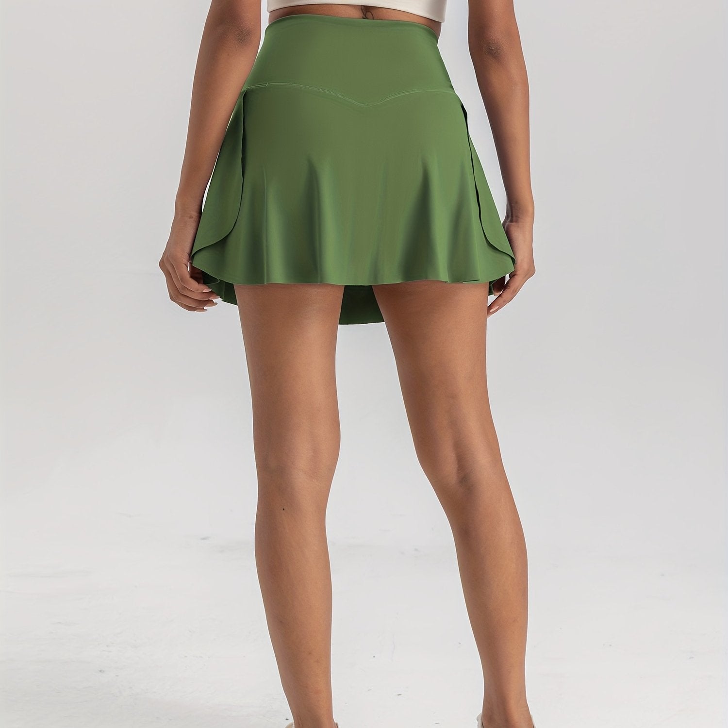 Women's 2-in-1 Skirt Shorts High Waist